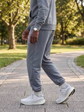 1080v15 Grey Days – A monochromatic slate grey coordinates set consisting of high-quality jersey track pants and a matching hooded sweatshirt for a streamlined streetwear vibe.
