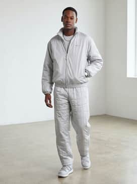 Adidas X Moon Boot Padded Tracktop – Wear with the matching adidas x MOON BOOT silver padded track pants and tracktop for a high-impact, monochrome futuristic ensemble.