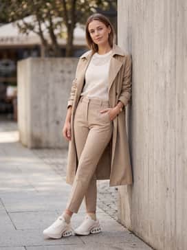 Air Max Dn Se – Sporty Sophistication: Wear with black seamless leggings, a high-neck performance sports bra, and a structured beige trench coat to bridge the gap between gym and city life.