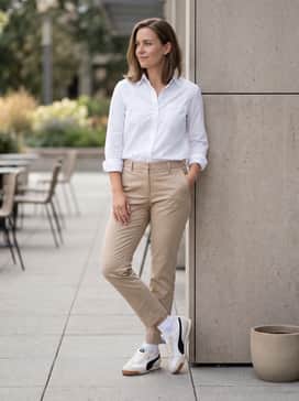 Arizona Retro – Combine with slim-fit beige chinos and a crisp white button-down shirt for a clean, sophisticated take on casual weekend attire.