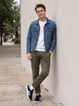 Campus Adv Shoes – Wear with olive green chino pants, a white crew-neck sweatshirt, and a denim trucker jacket for a rugged yet clean weekend outfit.