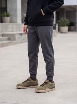 Combine with tapered charcoal joggers and a black tech-fleece hoodie to lean into a sleek, athletic-inspired urban aesthetic.