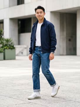 Gs Ii Spzl – Pair these sneakers with straight-leg raw denim jeans, a crisp white organic cotton t-shirt, and a navy Harrington jacket for a classic heritage look.