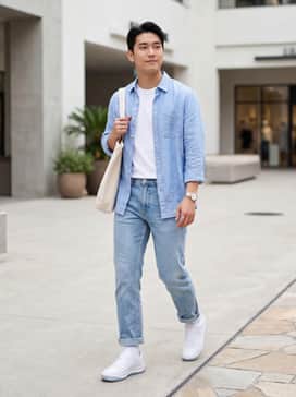 Gv Special Boss – Pair with light-wash straight-leg jeans, a crisp white organic cotton t-shirt, and an unbuttoned blue linen shirt for a fresh, breezy daytime look.