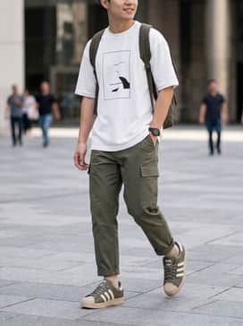 Superstar Ii Shoes – Pair with tapered olive cargo pants and a crisp white oversized graphic tee for a cohesive streetwear aesthetic.