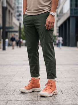 Urban Explorer: Combine with wide-leg navy technical trousers, a black oversized hoodie, and a beige waterproof shell jacket that echoes the off-white sole color.