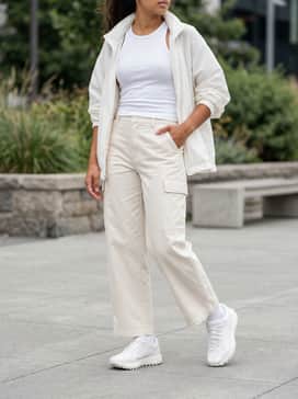 Ua Glyde Sola Pro Turf – Combine with wide-leg cream-colored cargo trousers, a fitted white ribbed crop top, and a lightweight oversized windbreaker for a modern streetwear look.