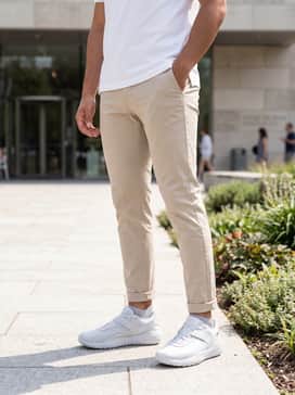 Pair with slim-fit khaki chinos, a crisp white polo shirt, and a baseball cap for a refined, post-game social outing ensemble.