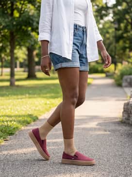 Unless Seaside – Wear with high-waisted denim shorts, a breezy white linen button-down shirt left unbuttoned over a white tank top, and simple silver jewelry for a summer-ready outfit.