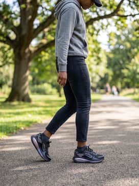 Vomero 18 Se – Casual weekend errands: Combine with dark-wash skinny jeans, a grey marl hoodie, and a minimalist black baseball cap to lean into the shoe's understated cosmic theme.