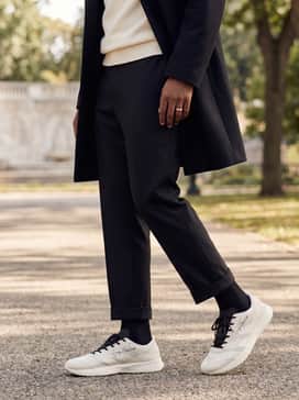 Y3 Adizero Rc6 Shoes – Modern smart-casual: Combine with cropped black trousers, a tucked-in cream knit sweater, and a minimalist wool overcoat for a sophisticated, designer-led aesthetic.
